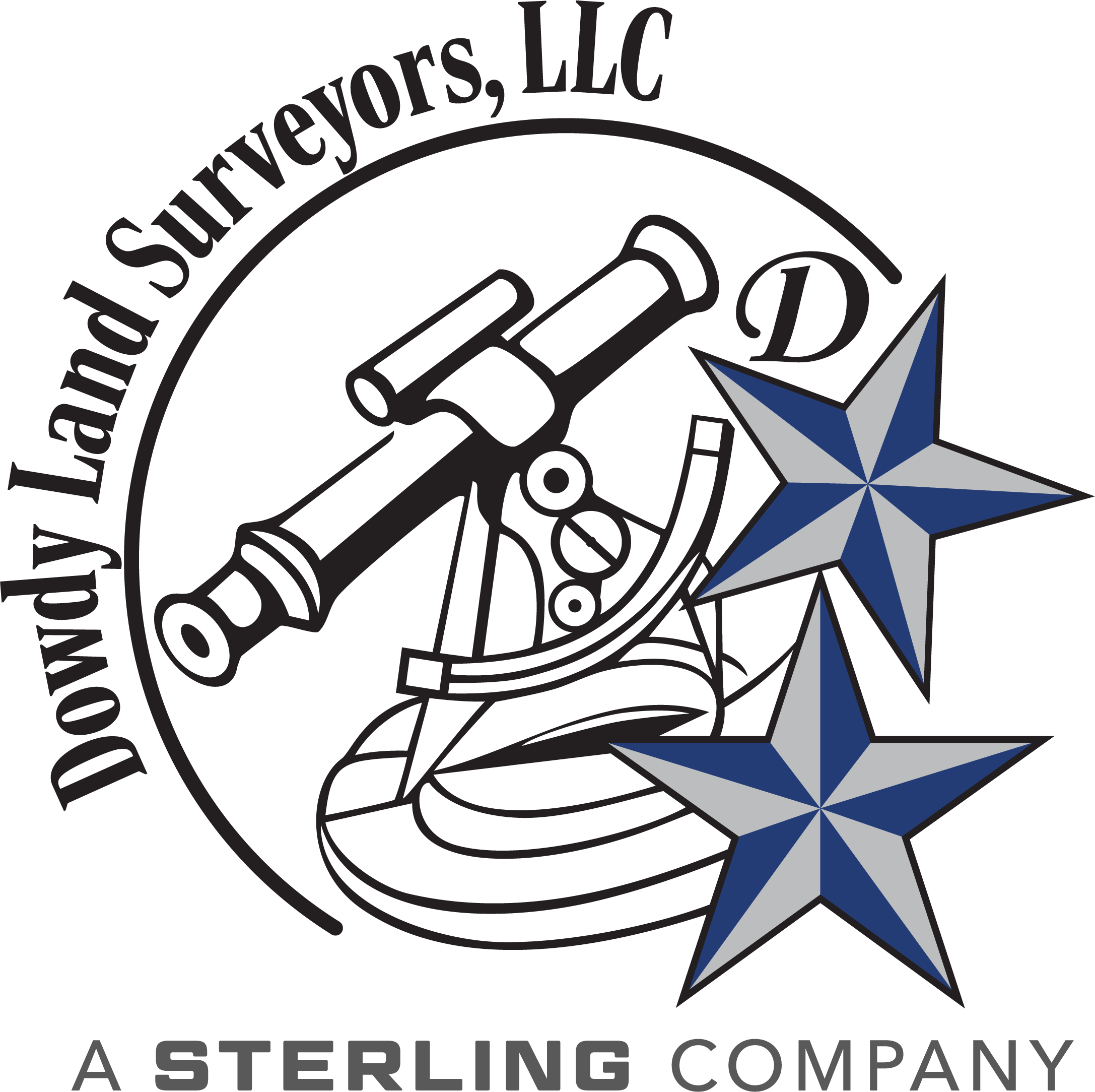 Dowdy Land Surveyor Logo_STRLCO